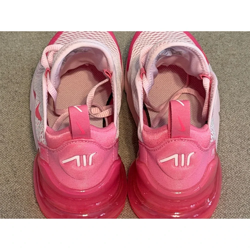Nike Air Max 270 Kids Pink Foam Hyper Pink Sneakers IQ9200-663 Size 1Y